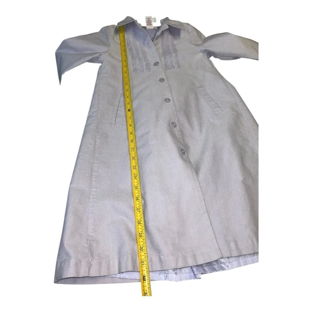 Vintage GYMBOREE Tea Party Girls Spring Coat Size 3XL (8 yrs) Lavender 2002